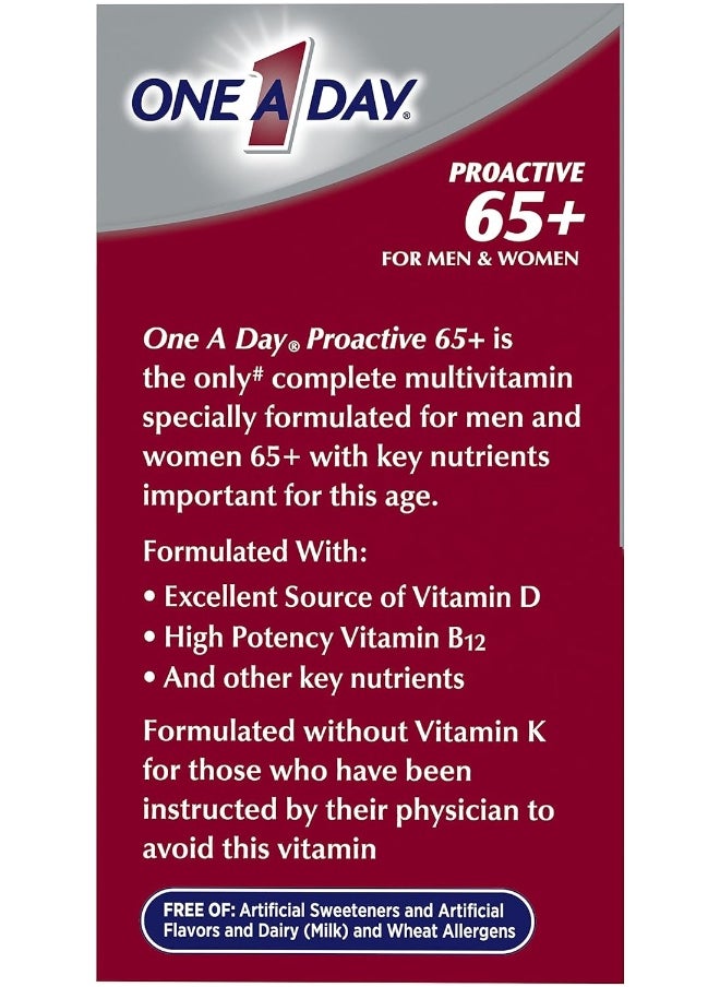 Men's And Women's Proactive 65+ Multivitamin Supplement - pzsku/Z6DBFA2EC315B885418AEZ/45/_/1738060819/ab6e994e-745c-45a1-ad7e-080b34c6814b