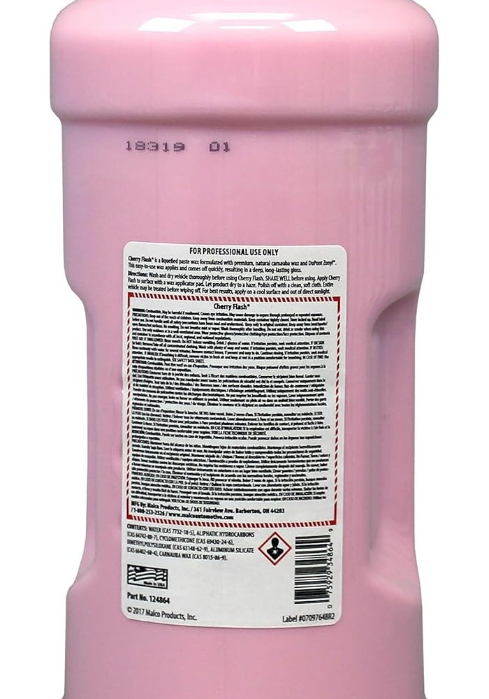Malco Cherry Flash Liquid Paste Wax - 64 Oz - Image 2