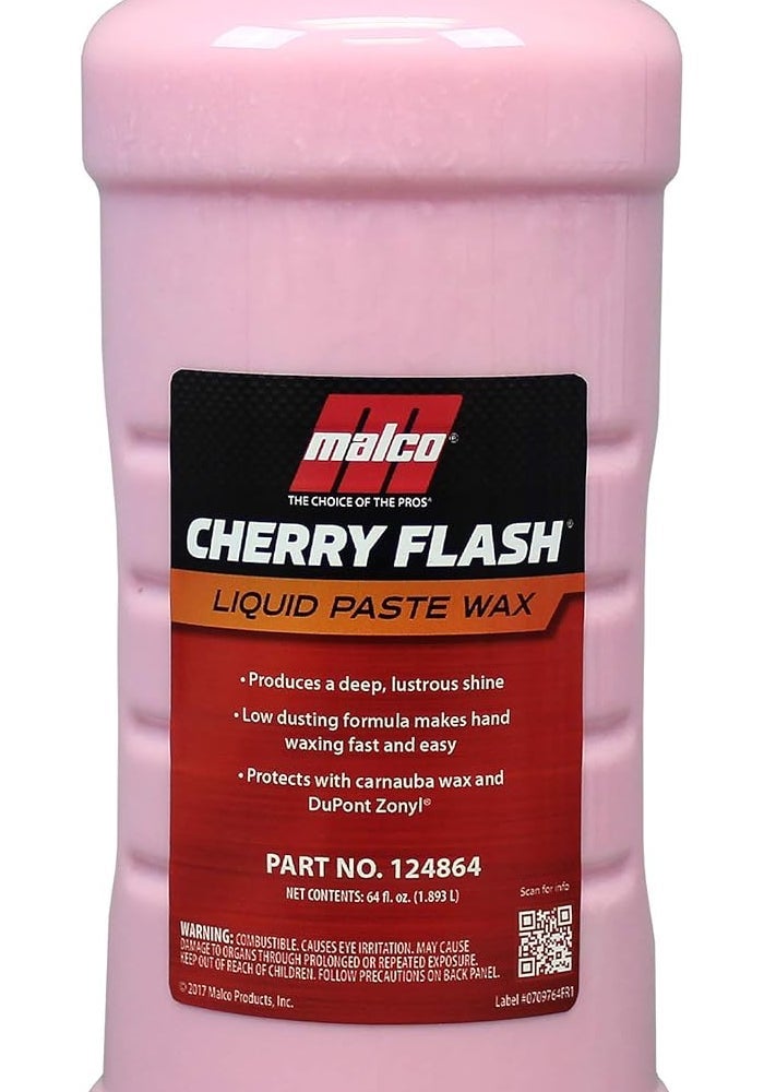 Malco Cherry Flash Liquid Paste Wax - 64 Oz - Image 1