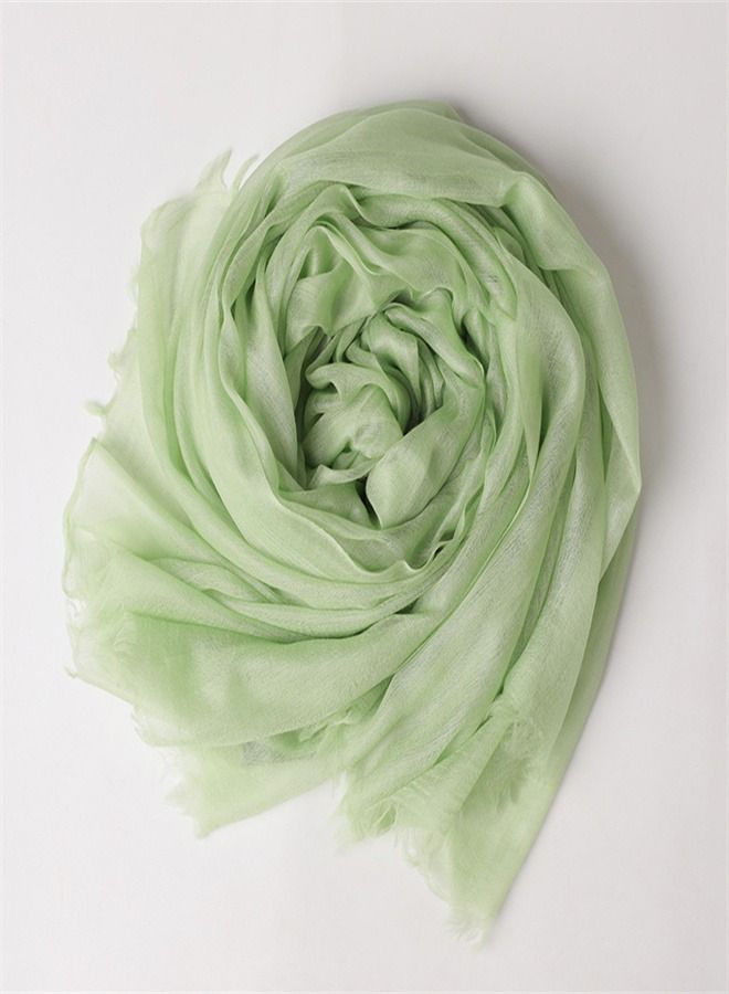 Loquat Solid Light Sunscreen Cashmere Scarf  - Image 1