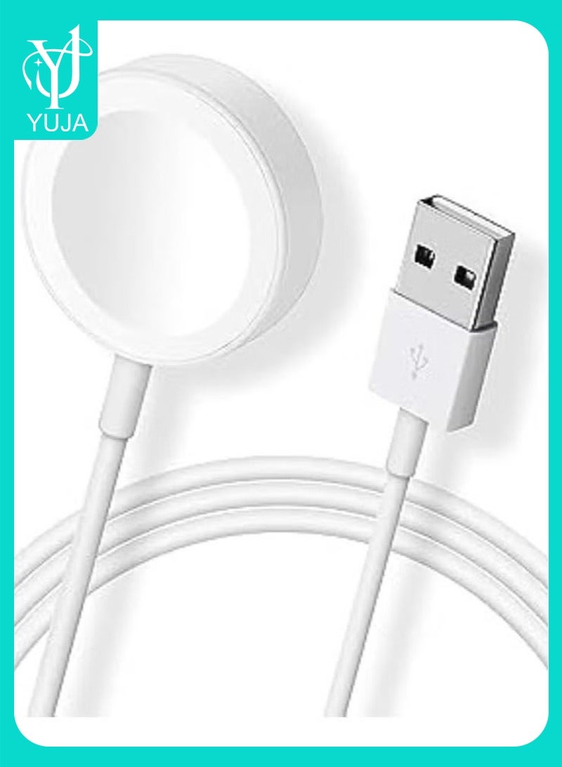 YUJA Magnetic Fast Charger for Apple Watch, Compatible with Series 8/7/6/5/4/3/2/SE, 3.3ft (1m) Wireless Charging Cable for iWatch - Portable & Efficient Charging - Image 1
