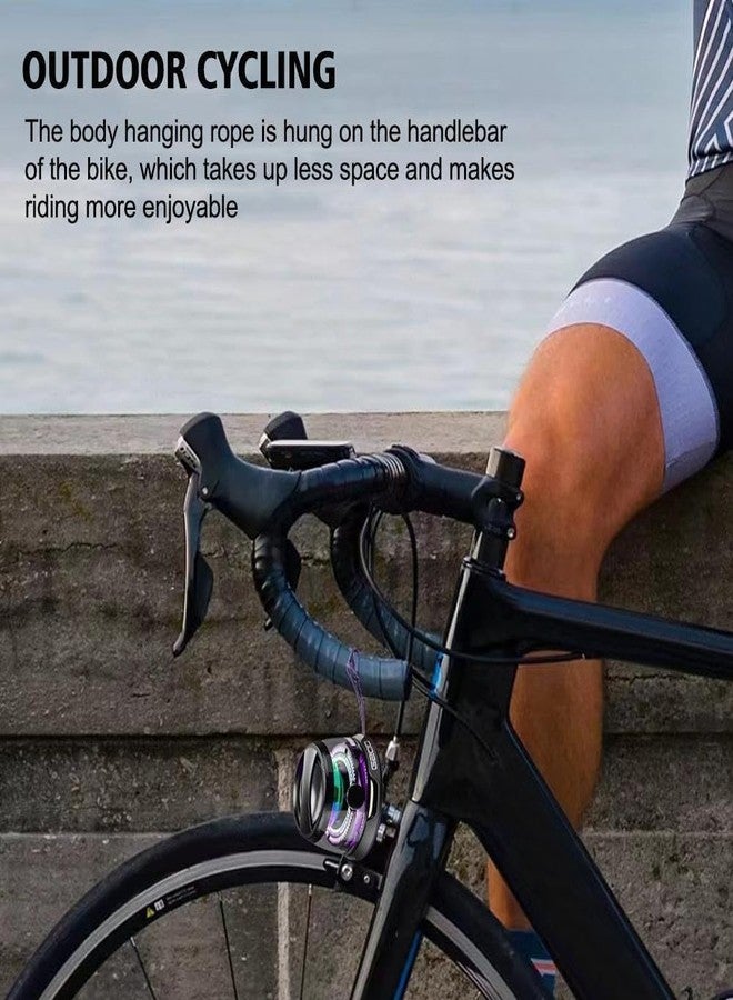 HENIRAG G200 Magnetic Bluetooth Speaker with RGB Lights Portable Mini Wireless Speaker 3D Surround Sound Waterproof Pocket Size Multifunctional 2 in 1 Phone Stand & Speaker for iPhone, Android (Design 4) - Image 4