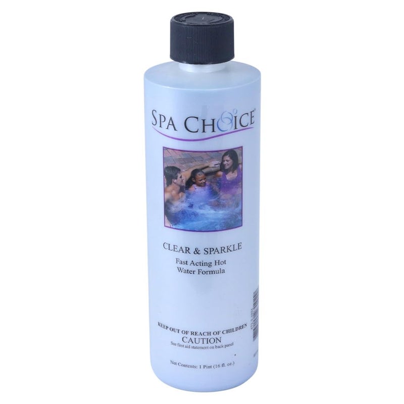 SpaChoice 1-Pint 6-Pack Premium Clear and Sparkle Hot Tub Clarifier, Spa Clarifier Hot Tub, Made in USA - Image 2