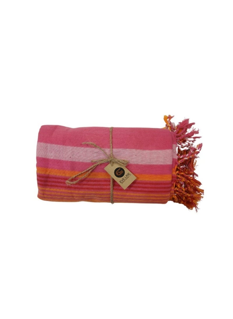 Swahili Kikoy Coastal   Beach Towel Large Absorbent Bath Towel 100% Organic Cotton Soft Travel Towels 102*178cm - Image 1