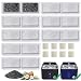 Kastty 8 Pack Replacement Filters and Pump Filters for Battery Operated Cat Water Fountain Made of Activated Carbon and PP Cotton Food Grade - Image 2