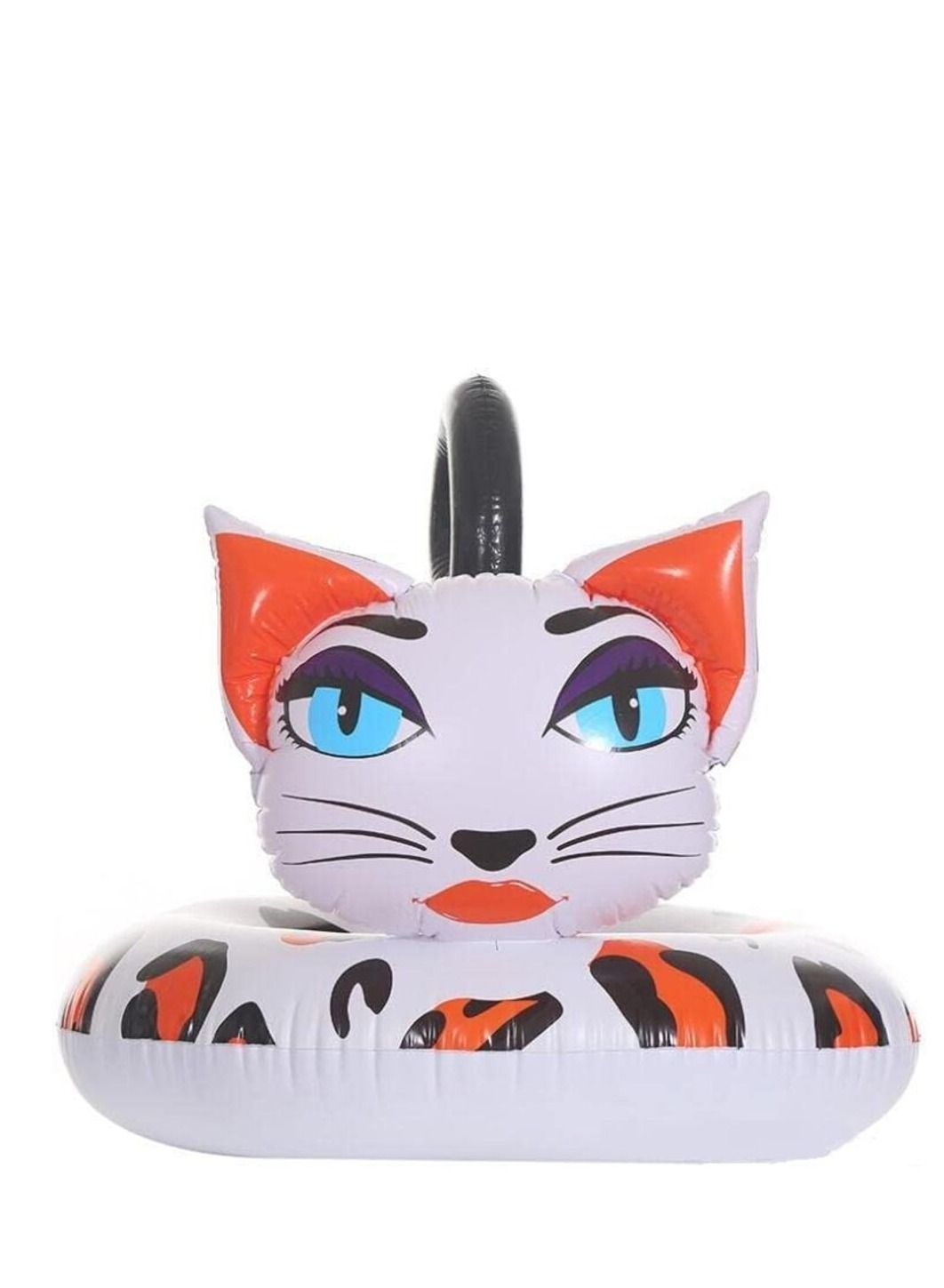 Generic Cat Swim Ring Float, Cat-Shaped Float Large Ring (110cm