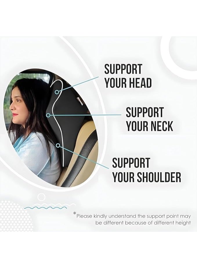 Soft Memory Foam Car Neck Pillow - Cervical Headrest Support for Pain Relief - Practical Driving Comfort Accessory - Image 4