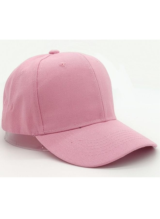 SARAOONT Classic Pink Polyester Baseball Cap - Adjustable Unisex Dad Hat for Running, Workouts, and Outdoor Activities - Image 2
