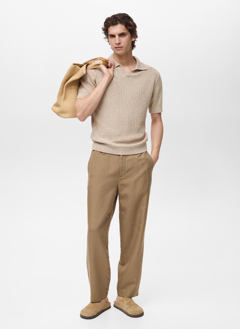 Mango Man Structured Polo  - Image 5