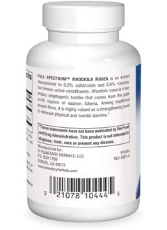 PLANETARY HERBALS Rhodiola Rosea Extract Full Spectrum - 327Mg, 60 Tablet  - Image 2