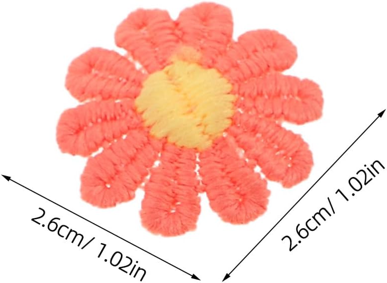 30pcs Small Daisy Embroidered Sew-on Patches Floral Fabric Applique for Clothes Jeans Jackets DIY Craft Sewing Accessories - Image 2