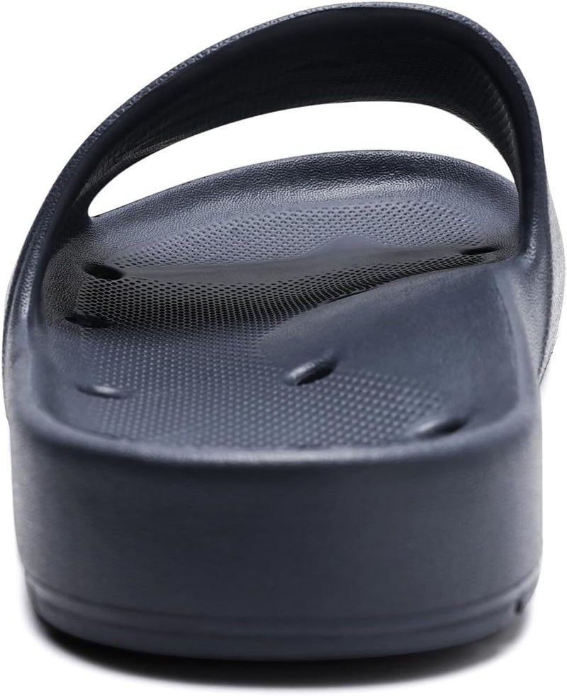 GETOEU Arch Support Shower Shoes for Women and Men Quick Drying with Drain Holes Slide Sandals Soft Cushioned Anti-Slip Pool Slides Comfort Bathroom Shower Slippers - Image 2
