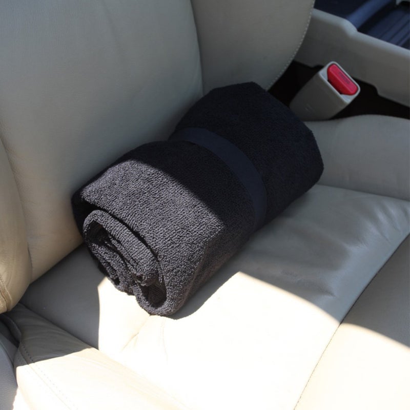 Waterproof Front Car Seat Cover: Grey, Anti Slip, Sweat Absorbent & Breathable - Durable Universal Car Seat Protection for Most Car Models - Image 2