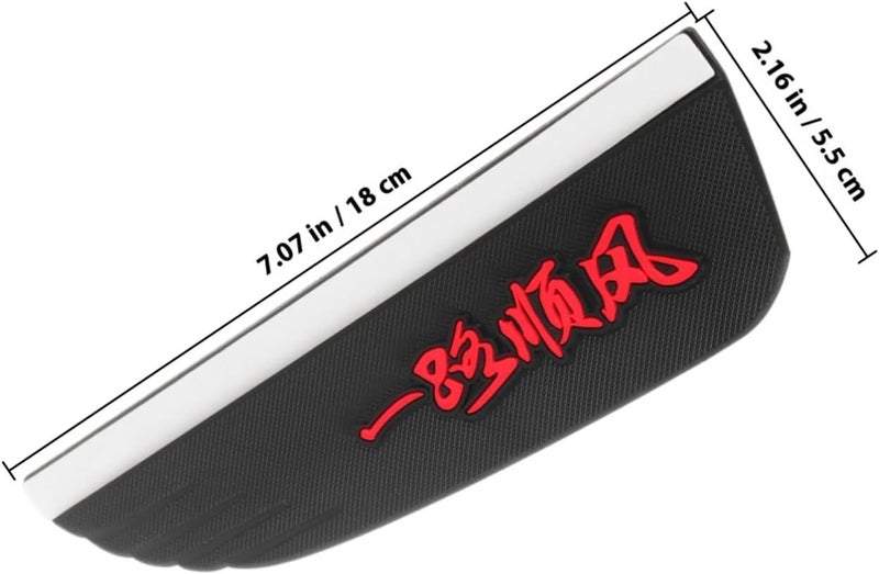 Car Side Mirror Rain Visor Guard, Rear View Mirror Rain Eyebrow, Pvc Waterproof Protection Accessories for Universal Vehicle Exterior - Image 2
