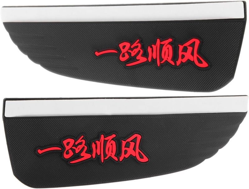 Car Side Mirror Rain Visor Guard, Rear View Mirror Rain Eyebrow, Pvc Waterproof Protection Accessories for Universal Vehicle Exterior - Image 1
