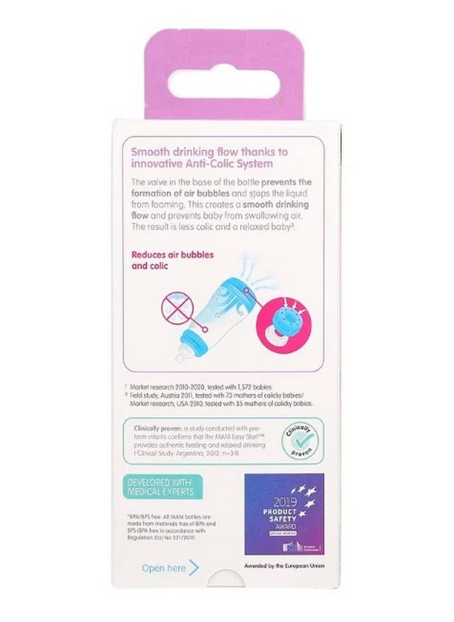 MAM Easy Start Anti Colic Bottle 0 Months 1 Count  - Image 2