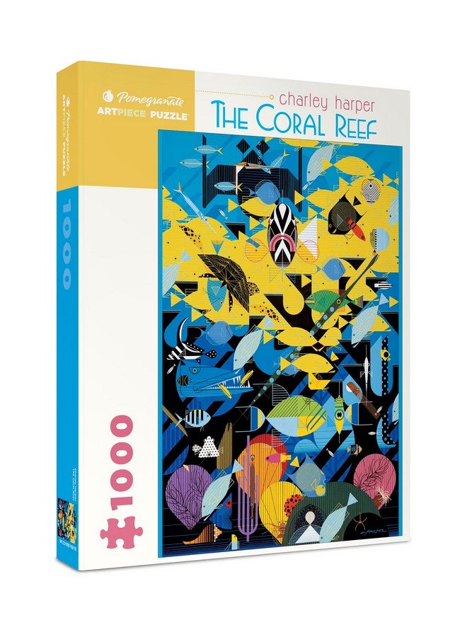Pomegranate Charley Harper The Coral Reef: 1000 Piece Puzzle - Image 2