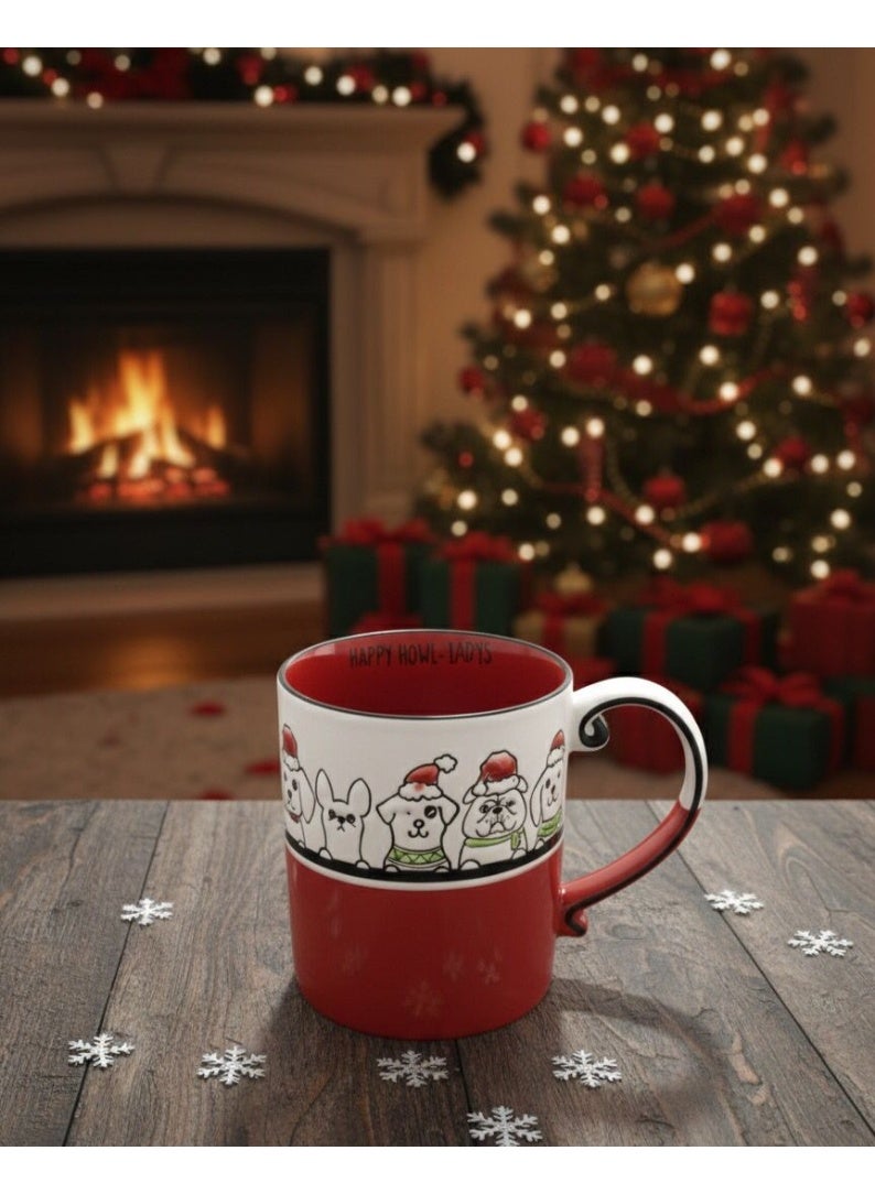 كوب مج كريسماس كبير كوب قهوة ونسكافيه مج عيد الميلاد - Image 2