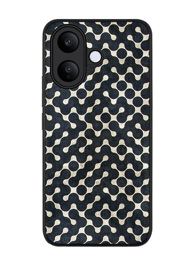 For vivo V60 Lite 5G / V60 Lite 4G Case,Slim fit Camera Protection, Shockproof Thin Phone cover  - Connect The Dots (Black)