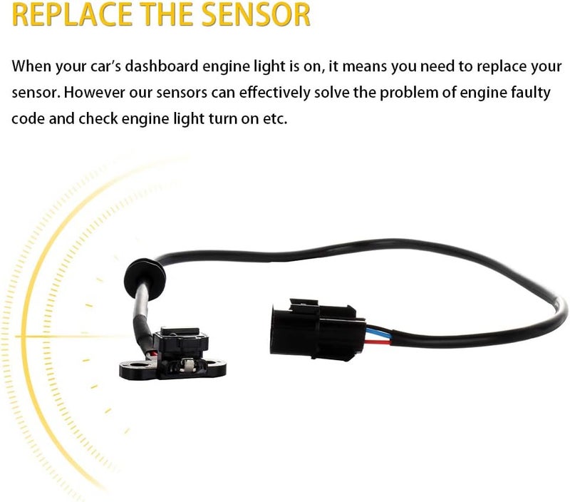 OCPTY Crankshaft Position Sensor Crankshaft Sensor CPS Fit for Mitsubishi Montero Sports 3.0L 3.5L - Image 5