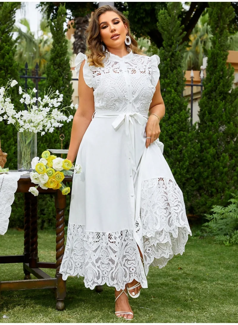 SIMPLEE Elegant Plus Size Maxi Dress for Women , Versatile for Party,Beach,Daily Wear,Spring Summer and Autumn