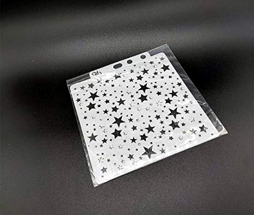 OBUY Twinkle Star Shaped Reusable Stencil Airbrush Painting Art DIY Home Decor Scrap Booking Album Crafts - Image 2