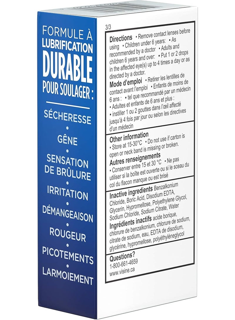 Visine Multi-Symptom Relief Eye Drops, 15ml - Image 4