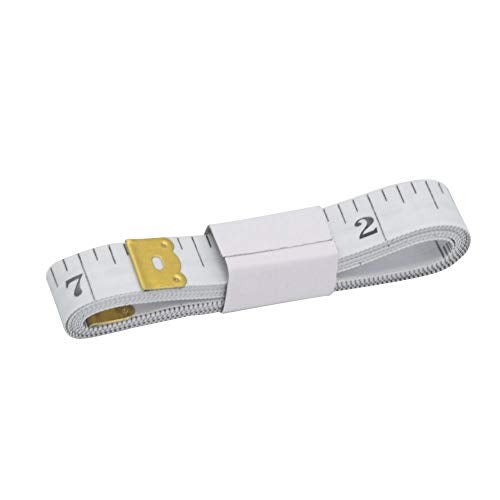 Kasmena White 70-Yards Length 1/4" Width Braided Elastic Cord/Elastic Band/Elastic Rope/Bungee/White Heavy Stretch Knit Elastic Spool with Free Tape Measure - Image 4