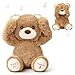 Hopearl Peek A Boo Bear Interactive Repeats What You Say Plush Teddy Bear Toy Musical Singing Talking Stuffed Animal Adorable Electric Animate Gift for Toddlers Brown 11 - Image 2