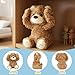 Hopearl Peek A Boo Bear Interactive Repeats What You Say Plush Teddy Bear Toy Musical Singing Talking Stuffed Animal Adorable Electric Animate Gift for Toddlers Brown 11 - Image 4