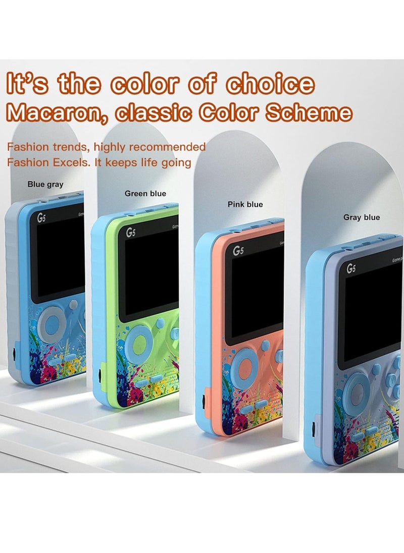 ELTRAZONE G5 3.0-Inch Full-Color Handheld Game Console – 500 Retro Games, Portable with 1000mAh Battery - Image 3