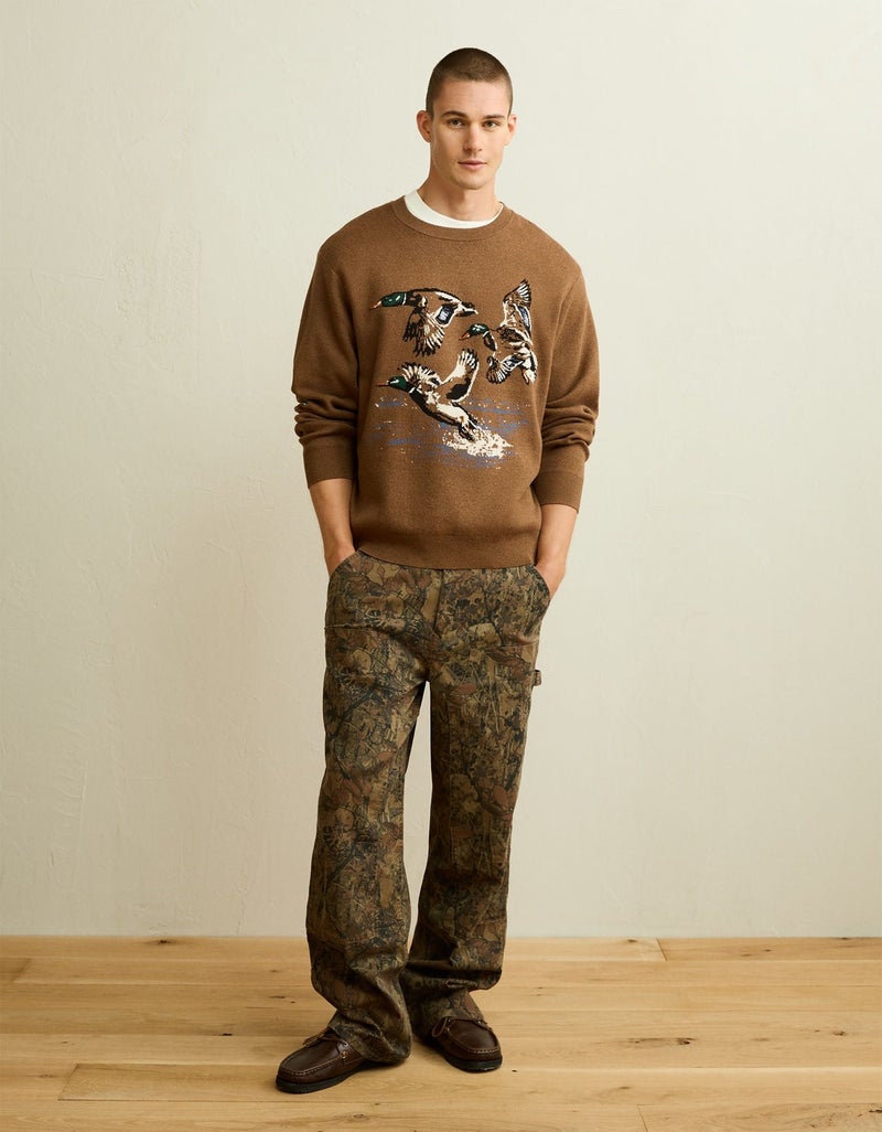 American Eagle AE Graphic Crew Neck Sweater - Image 4