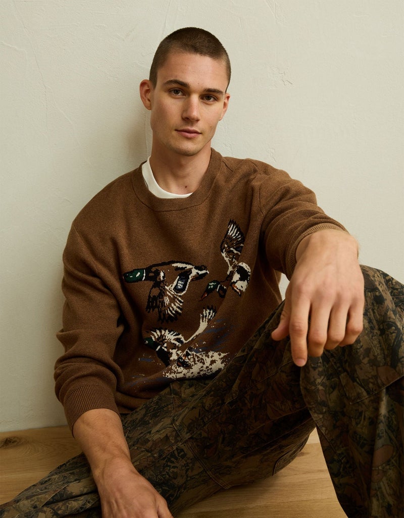 American Eagle AE Graphic Crew Neck Sweater - Image 5