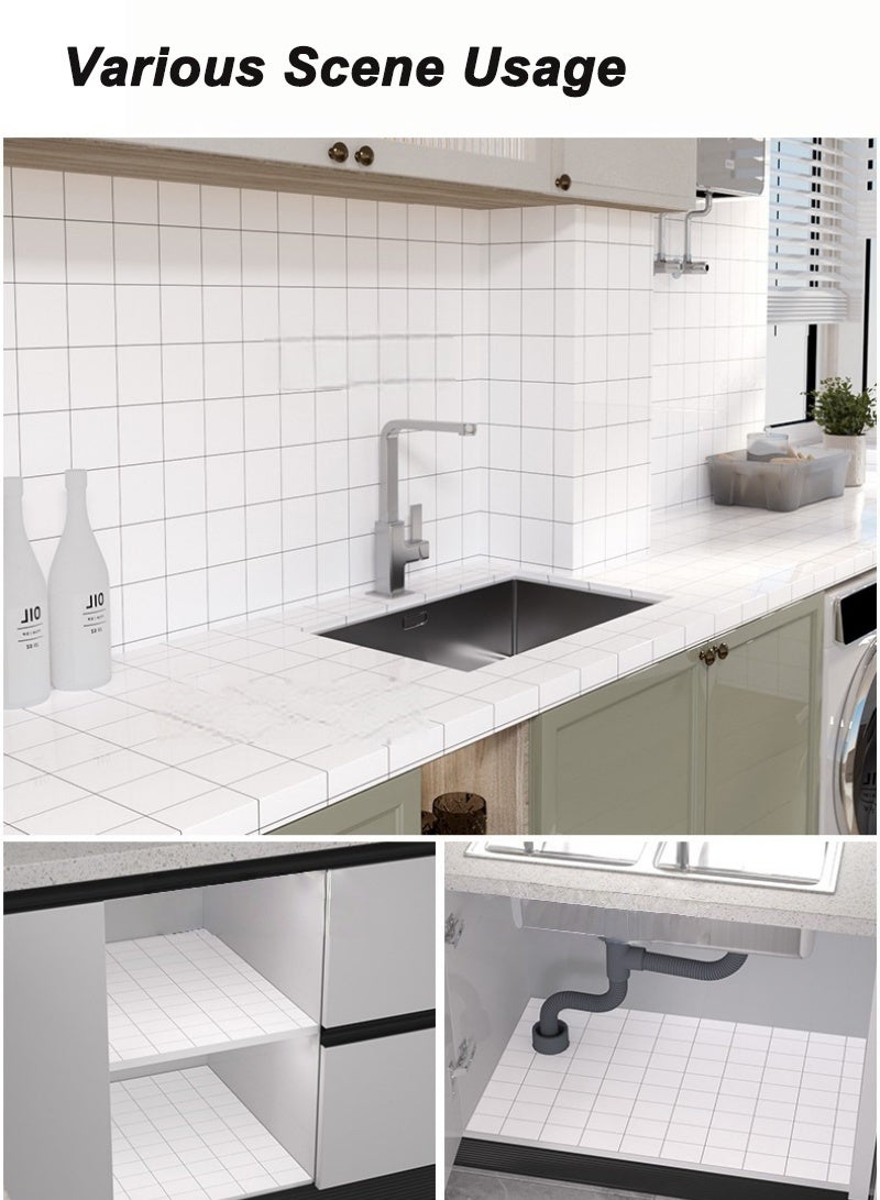 بيرفين ورق جدران مربعات لاصق - أناقة هندسية حديثة لتحويل الجدران والأسطح - Image 4