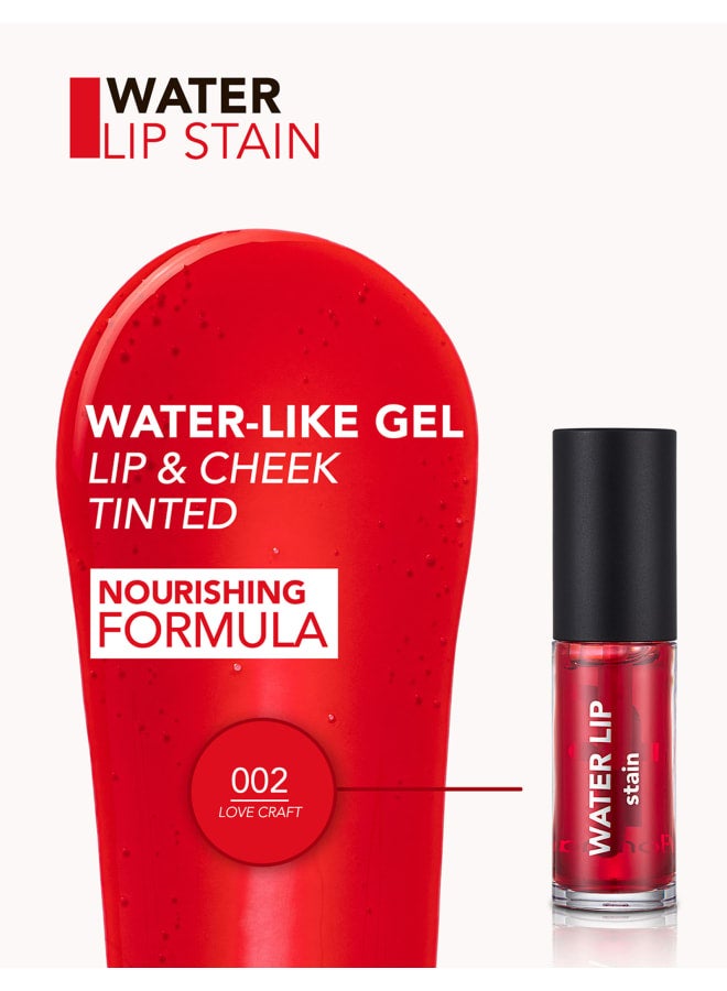 flormar Water Lip Stain – 002 Love Craft – Water-Based Lip Tint, Transfer-Resistant Stain Effect, Lightweight Feel, Long-Wear Color 002-LOVE CRAFT - Image 5