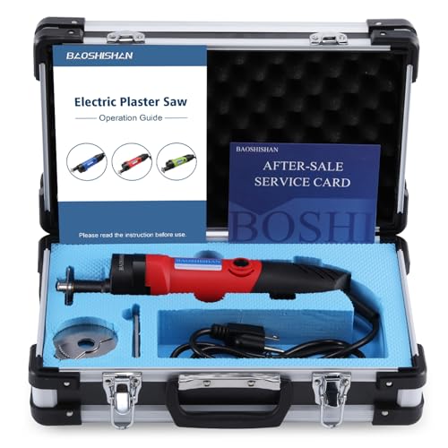 BAOSHISHAN Cast Cutter Cast Removal Saw Electric Orthopedic Cast Saw with 3 Types of Alloy Blade, Oscillating Speed Adjustment 110V, Model BSS-356 (RED) - Image 1