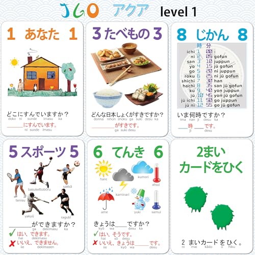 AGO JGO Japanese Language Card Game for Beginners! Learn Japanese by Playing a Fun Conversational Card Game! - Image 3