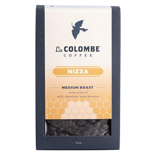 La Colombe Nizza Medium Roast Whole Bean Coffee - Notes of Milk Chocolate, Nuts & Brownie with Honey-Sweet Roasted Nuttiness, 12 Ounce (Pack of 1) - Image 1