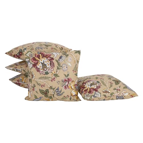Clasiko Cotton Cushion Covers Set of 5; 12x12 Inches; Floral Fushion - Image 2
