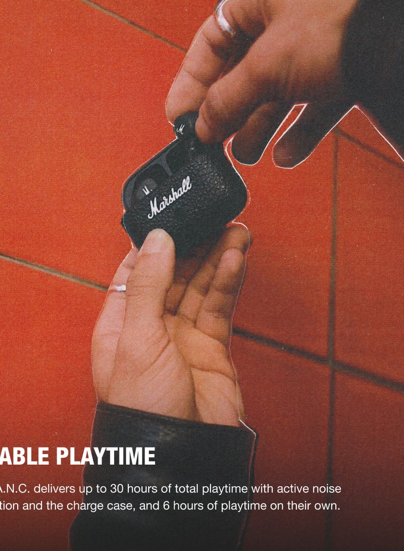 مارشال Motif II ANC - سماعات رأس بلوتوث لاسلكية حقيقية بخاصية إلغاء الضوضاء النشطة، سماعات أذن، وقت تشغيل 30 ساعة - - Image 4