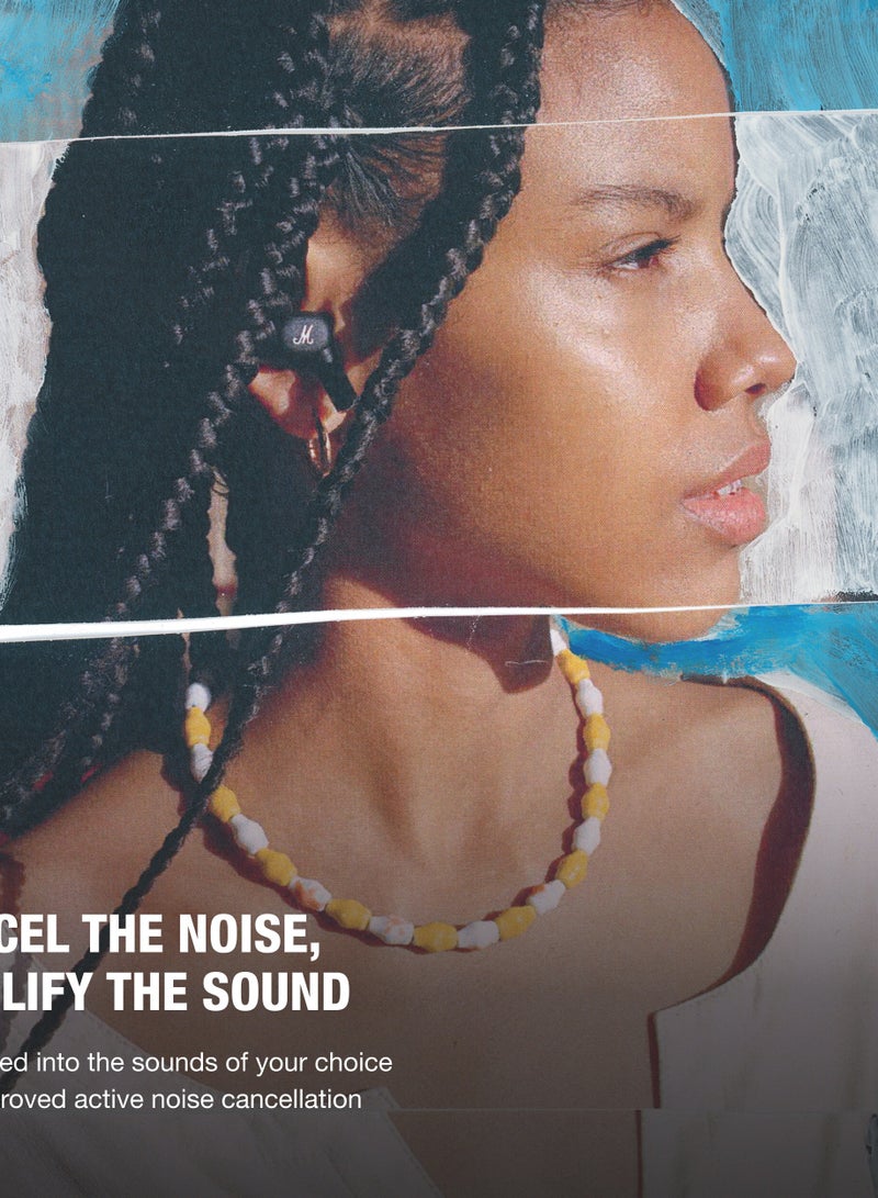 مارشال Motif II ANC - سماعات رأس بلوتوث لاسلكية حقيقية بخاصية إلغاء الضوضاء النشطة، سماعات أذن، وقت تشغيل 30 ساعة - - Image 3