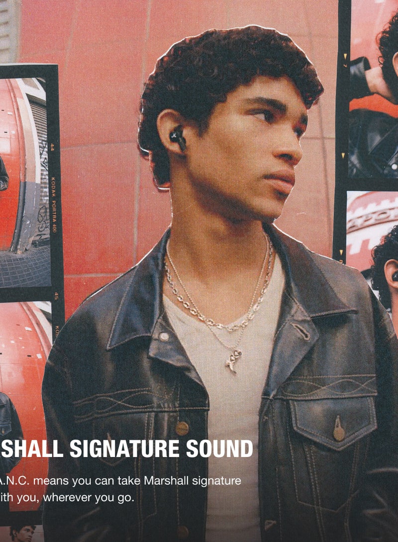 مارشال Motif II ANC - سماعات رأس بلوتوث لاسلكية حقيقية بخاصية إلغاء الضوضاء النشطة، سماعات أذن، وقت تشغيل 30 ساعة - - Image 2