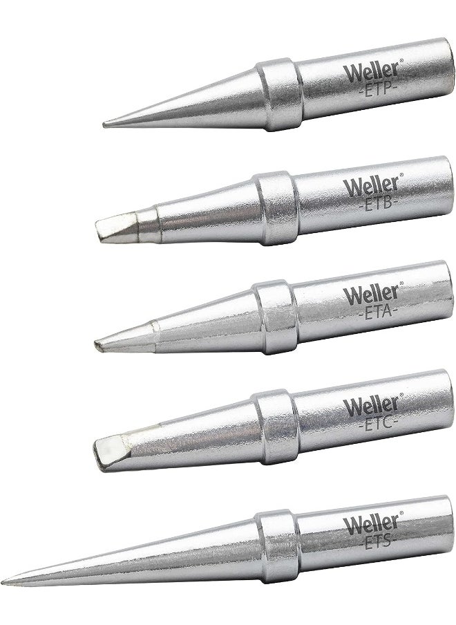 Genuine  We1010 Soldering Tip Set (Etset-5)- Eta, Etb, Etc, Etp, Tets, 5 Pieces