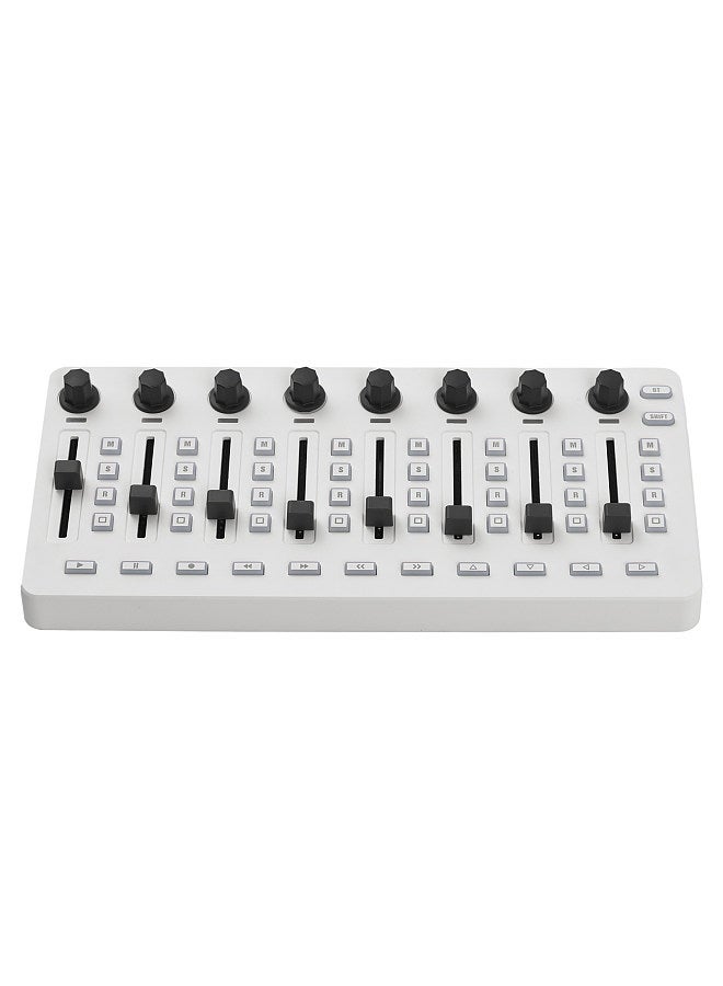 Generic MIDI Controlle MIDI Mixing Console with 43 Buttons 8 Knobs 8 Push Buttons BT Connection Battery/Type-C Power Supply USB MIDI Controller Mixer  - Image 1