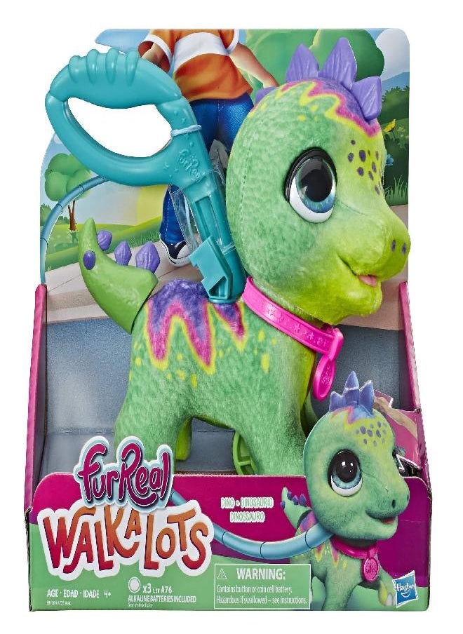 FurReal - FurReal Walkalots Big Wags Dino, Brown/a (E8726) - Image 1