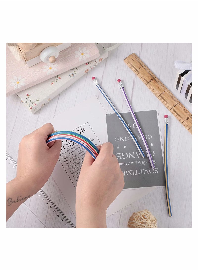 Y&D Flexible Bendable Pencils, Magic Bend Pencils,Colorful pencils for Children  - Image 5