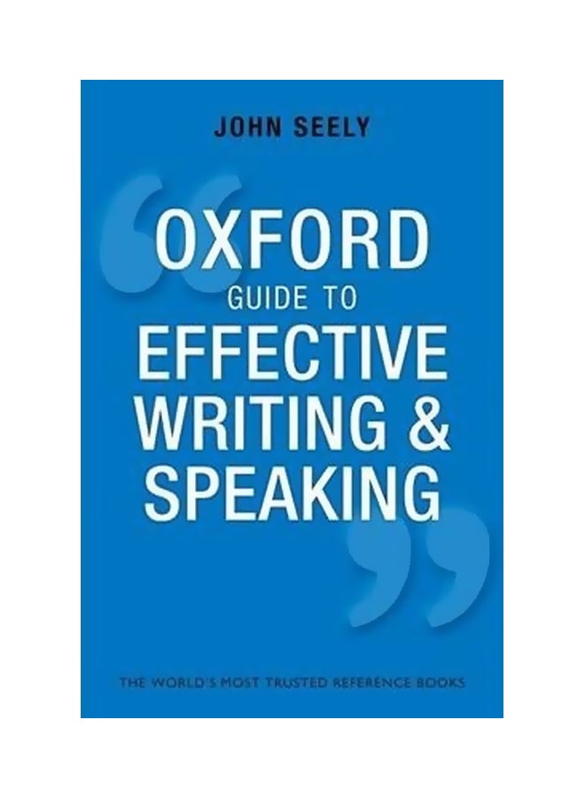 Oxford Guide To Effective Writing And Speaking