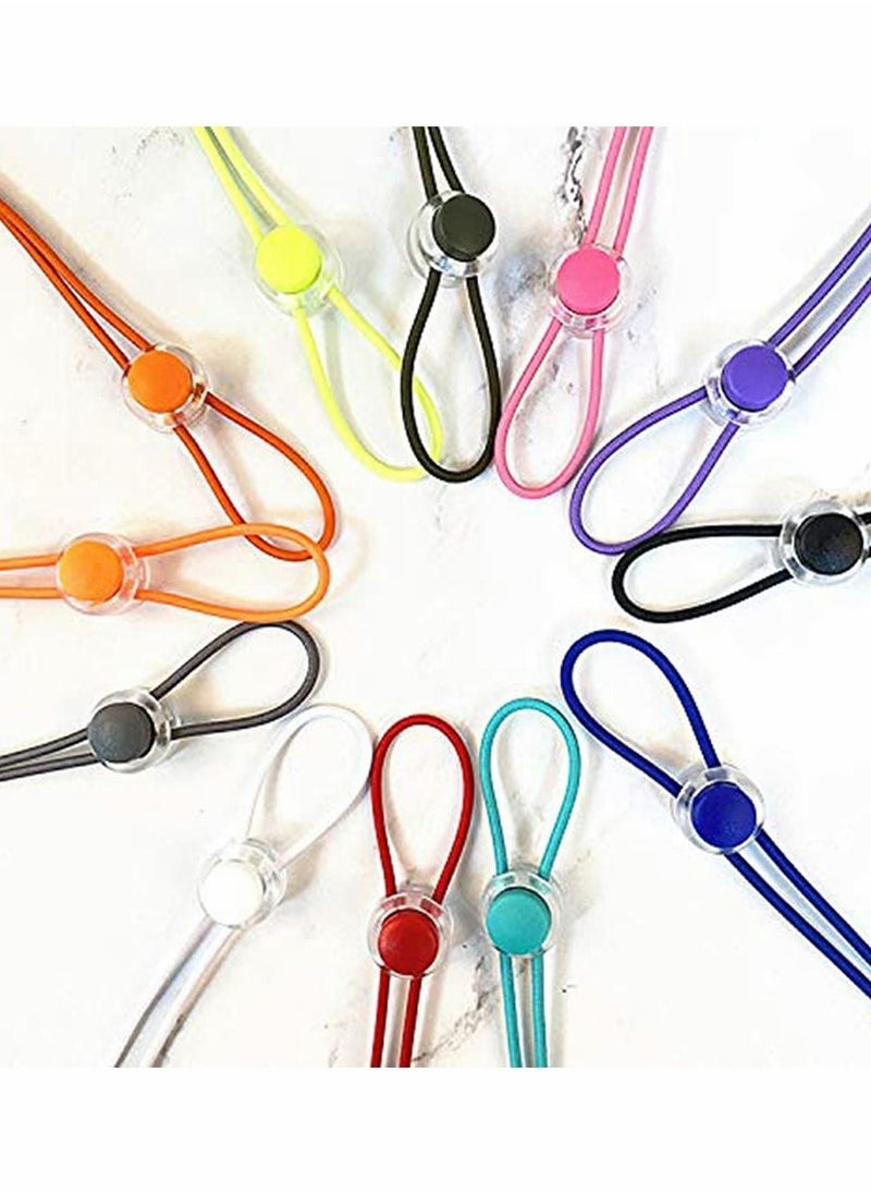 KASTWAVE Colourful Mask Lanyard Round Ropes, Adjustable Mask Lanyard Face Mask Holder Strap  - Image 4
