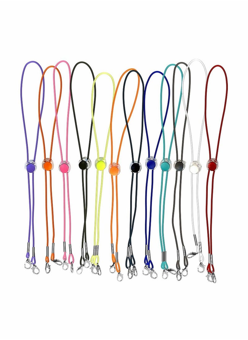 KASTWAVE Colourful Mask Lanyard Round Ropes, Adjustable Mask Lanyard Face Mask Holder Strap  - Image 1
