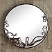 SPI Octopus Round Wall Mirror  Decorative Cast Aluminum Nautical Coastal Home Decor with Bronze Finish - Image 2